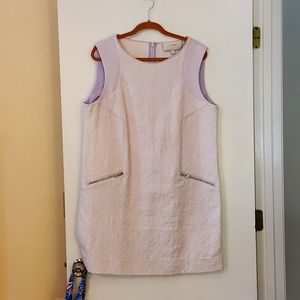 J Crew Sleeveless Brocade Shift Dress Sz XL